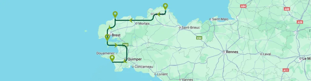 Roadtrip de 4 jours sur les côtes bretonnes